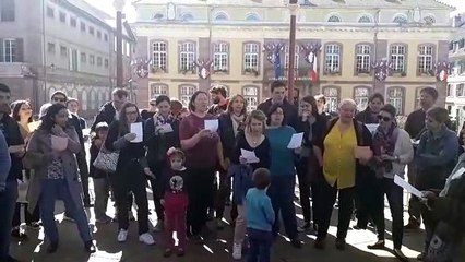 A Belfort, les professeurs mobilisés en chansons