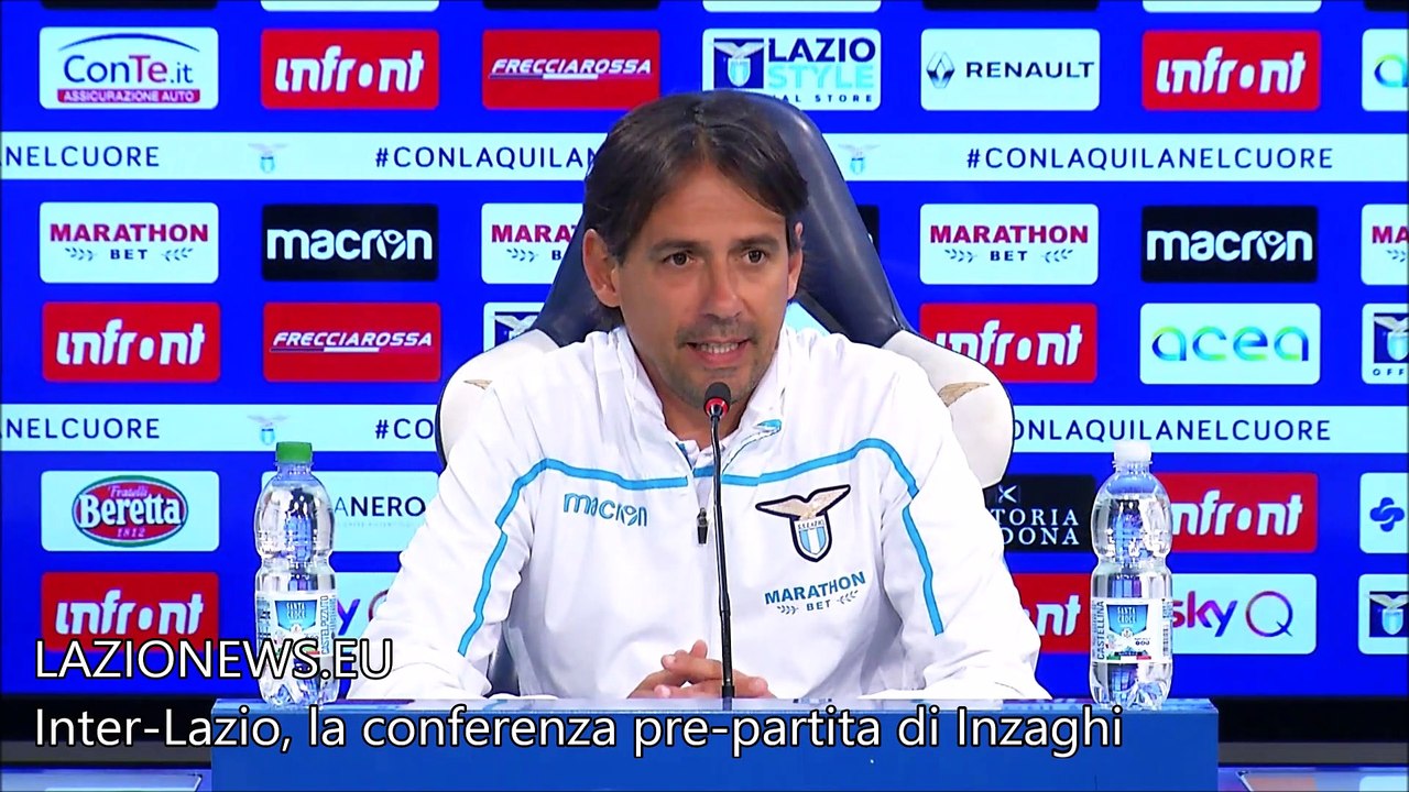 Inter-Lazio, la conferenza pre-partita di Inzaghi