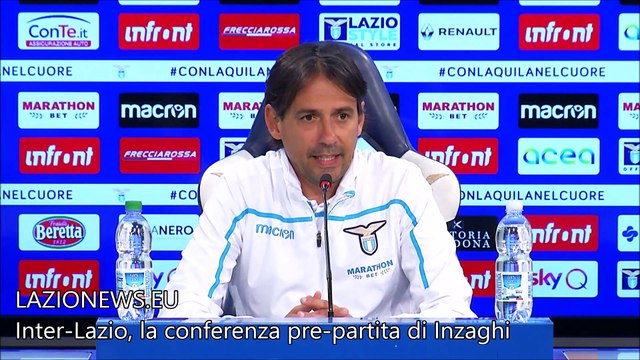 Inter-Lazio, la conferenza pre-partita di Inzaghi