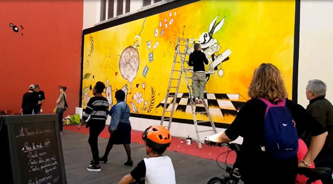 Art urbain : à Mulhouse, rue de la Moselle, un MUR signé Yvan Britschgy