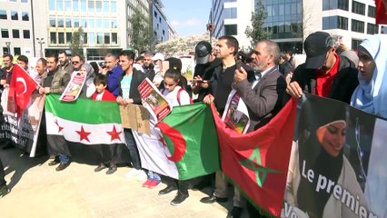 'Helal kesim yasağı' protestosu - BRÜKSEL