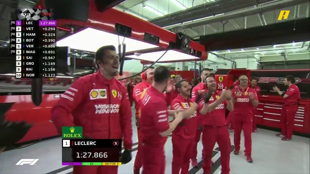 لحظة جنونية.. لوكلير يحقق أول pole position في مسيرته على حلبة البحرين