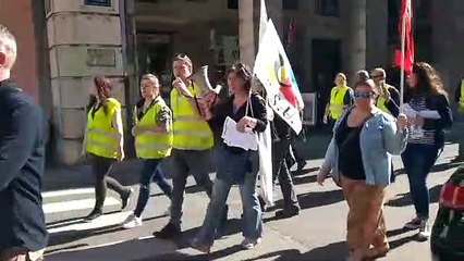 A Chambéry : ambiance au coeur du cortège avec les manifestants