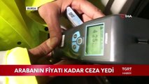 Stajyer Sürücü Arabanın Fiyatı Kadar Ceza Yedi