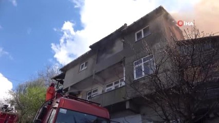 Kozlu'da Yanan Ev Kullanılmaz Hale Geldi