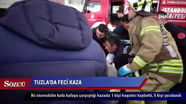 İki araç kafa kafaya çarpıştı Ölü ve yaralılar var