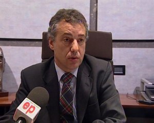 Urkullu: "Es algo que uno veía venir"