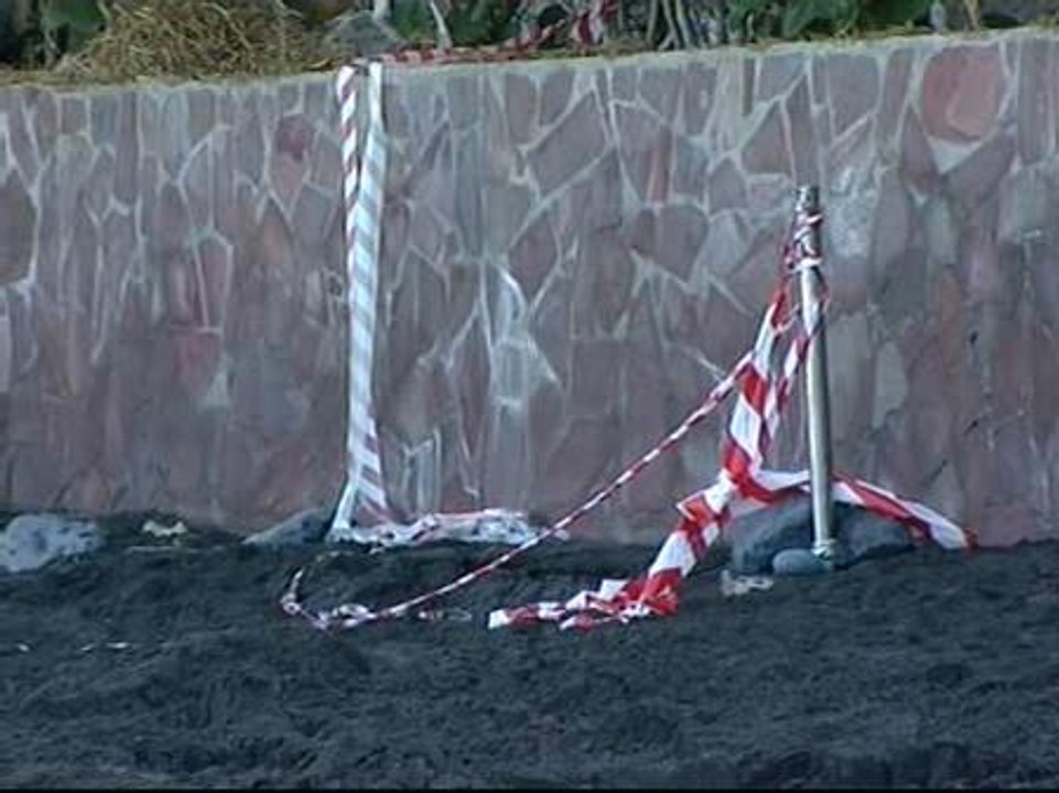 Un socorrista había avisado en la playa del peligro por desprendimiento