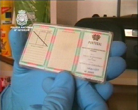 27 detenidos por falsificar documentos