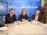 Gallardón, Aguirre y Rato juntos en una cena navideña del PP