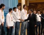 Zapatero recibe a Selección de baloncesto