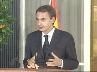 Zapatero reitera la creación del Estado Palestino como parte del proceso de paz