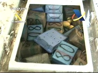 90 fardos de hachís en un pesquero