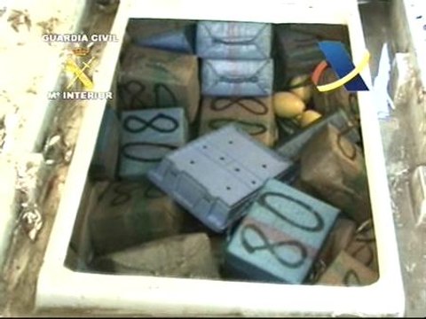 90 fardos de hachís en un pesquero