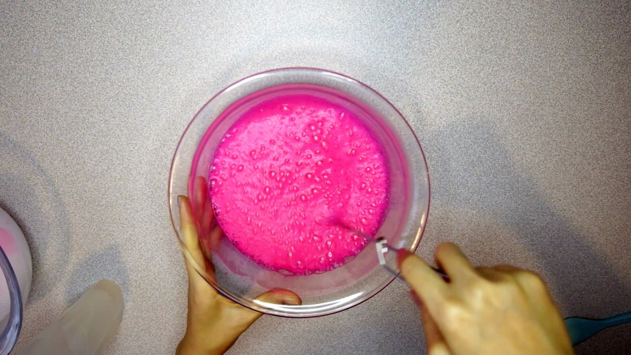 Diş Macunu ile Parlak Pembe Slime Yapıyoruz - DIY - ASMR - 006