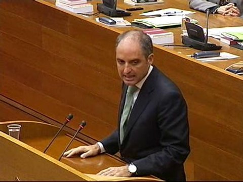 Camps cree que al portavoz del PSOE le gustaría asesinarle