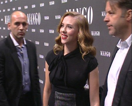 Scarlett Johansson causa sensación en Madrid