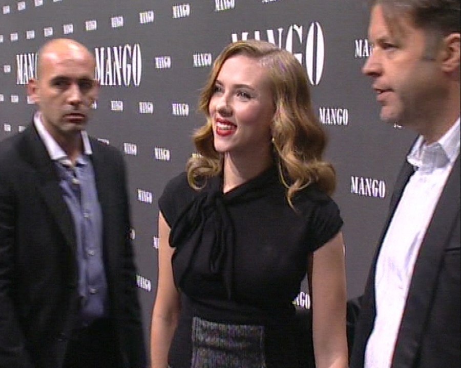 Scarlett Johansson causa sensación en Madrid