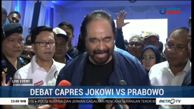 Surya Paloh Apresiasi <i>Closing Statement</i> Jokowi dan Prabowo