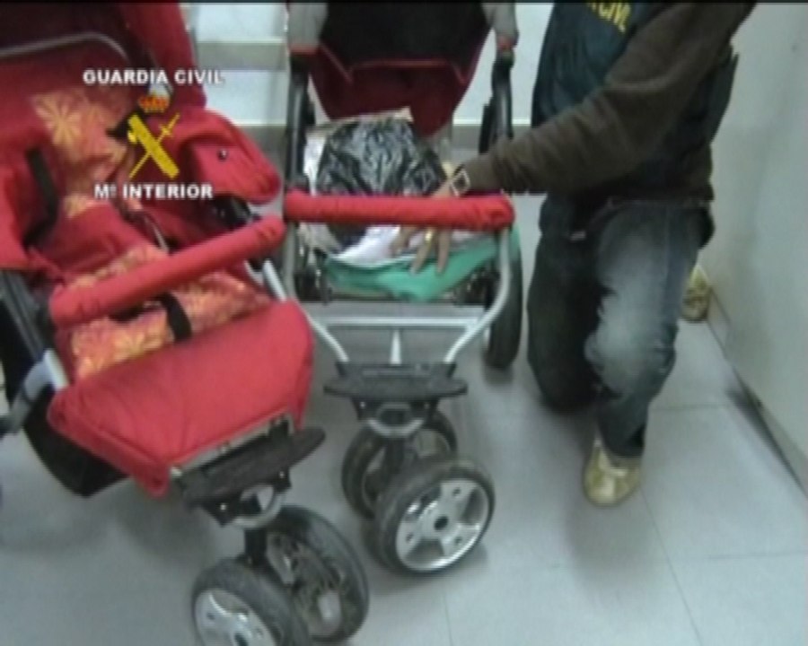 Droga en los carritos de bebé