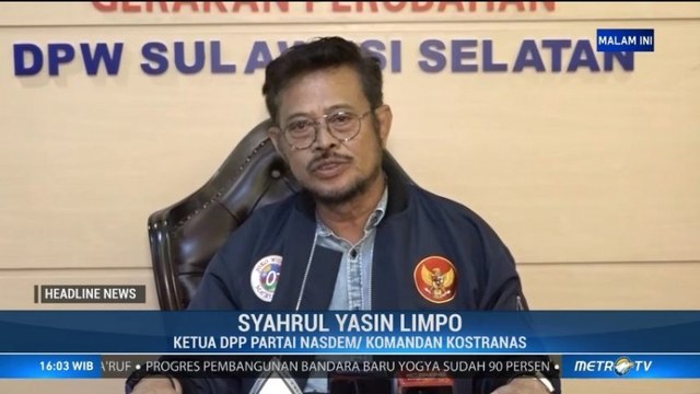 100 Ribu Kader NasDem Siap Hadiri Kampanye Jokowi-Ma'ruf di Makassar