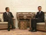 Zapatero se reúne con Bachar Al Asad