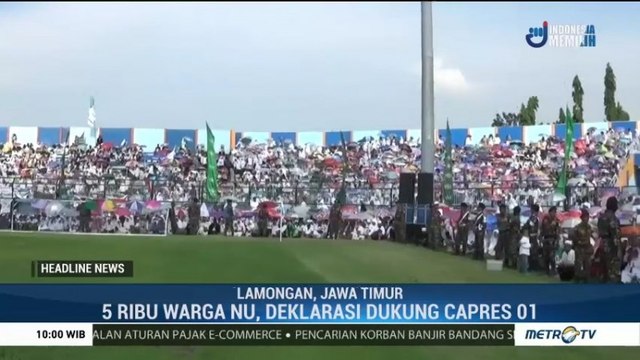 Deklarasi Dukungan untuk Jokowi-Amin di Sejumlah Daerah