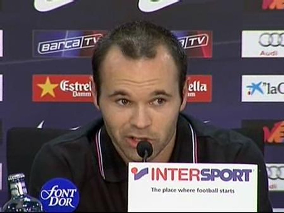 Iniesta: "Ha sido el peor verano en mucho tiempo"