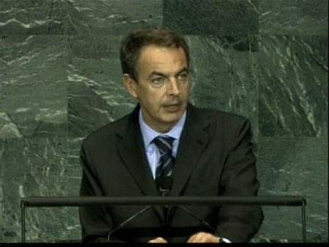Zapatero pide ante la ONU el reconocimiento del Estado palestino
