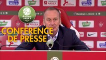 Conférence de presse Stade Brestois 29 - Clermont Foot (0-0) : Jean-Marc FURLAN (BREST) - Pascal GASTIEN (CF63) - 2018/2019