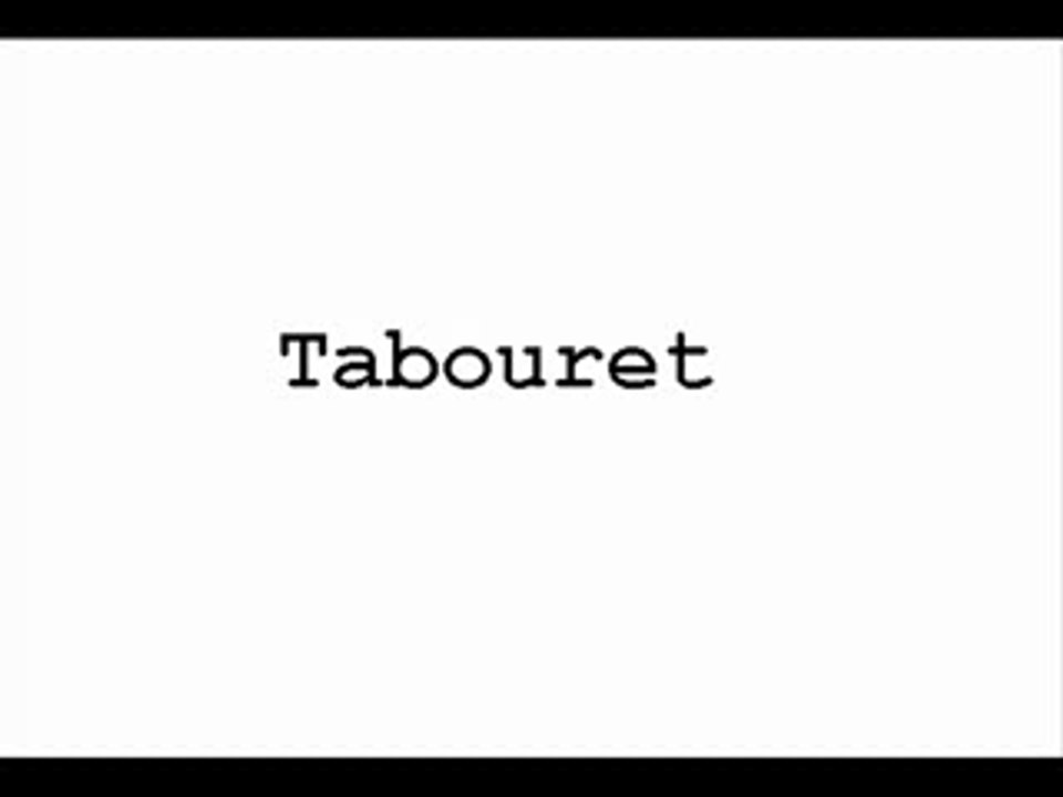 Tabouret