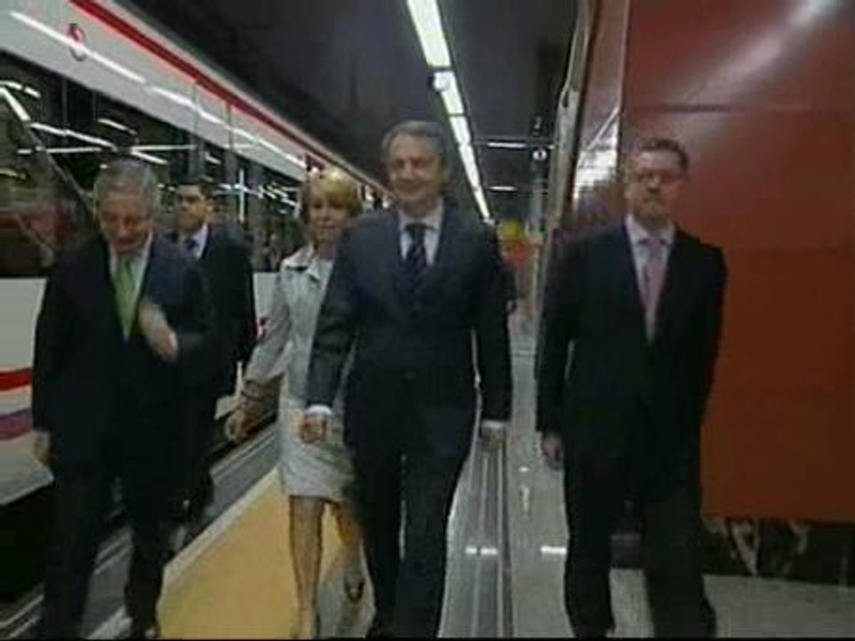 Zapatero, Aguirre, Blanco y Gallardón liman asperezas en Sol