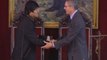 Gallardón recibe a Evo Morales en Madrid