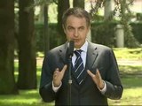 Zapatero: �Dos gobiernos y una misma política antiterrorista�