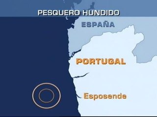 Rescatados con vida los tripulantes del pesquero gallego hundido en Portugal