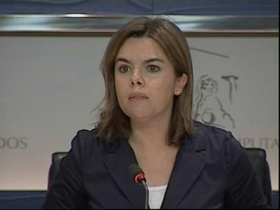 Soraya Sáenz: "Chacón acumula un tropiezo tras otro"