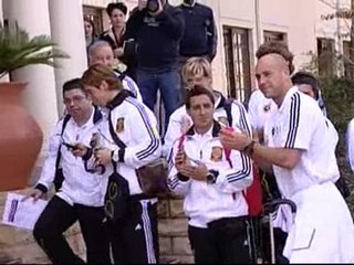 España llega a su nueva sede en Bolemfontein