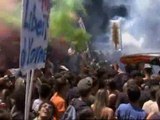 Protesta de estudiantes en Italia por el acuerdo sobre inmigración firmado con Libia