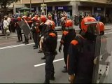 Los radicales provocan el caos en Bilbao