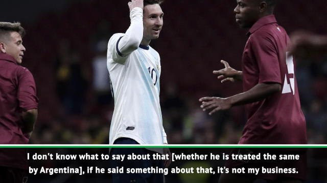 Messi is the same player for Barcelona and Argentina - Valverde