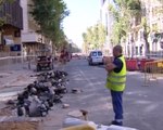 Turistas encantados con Madrid pese a obras