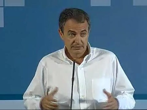 Zapatero pide a los dirigentes del PP sentido de la responsabilidad
