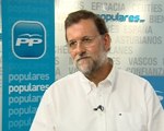 Rajoy denuncia autoritarismo del Gobierno sobre la TDT de pago