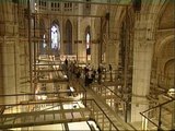 La nave de la catedral de Santa María tiene ya 400 metros de suelo de madera