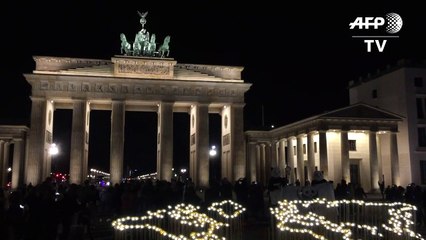 "Earth Hour": Brandenburger Tor im Dunkeln