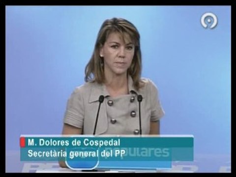 De Cospedal defiende a Camps... todas las veces que haga falta