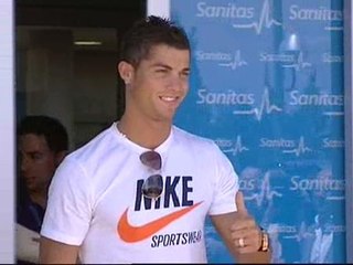 Cristiano Ronaldo pasa el reconocimiento médico