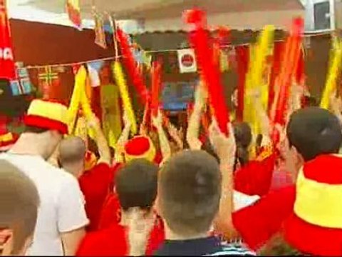 La afición, contenta con el tercer puesto de España en la Confederaciones