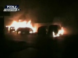 Explosión de gas en un tren en Italia