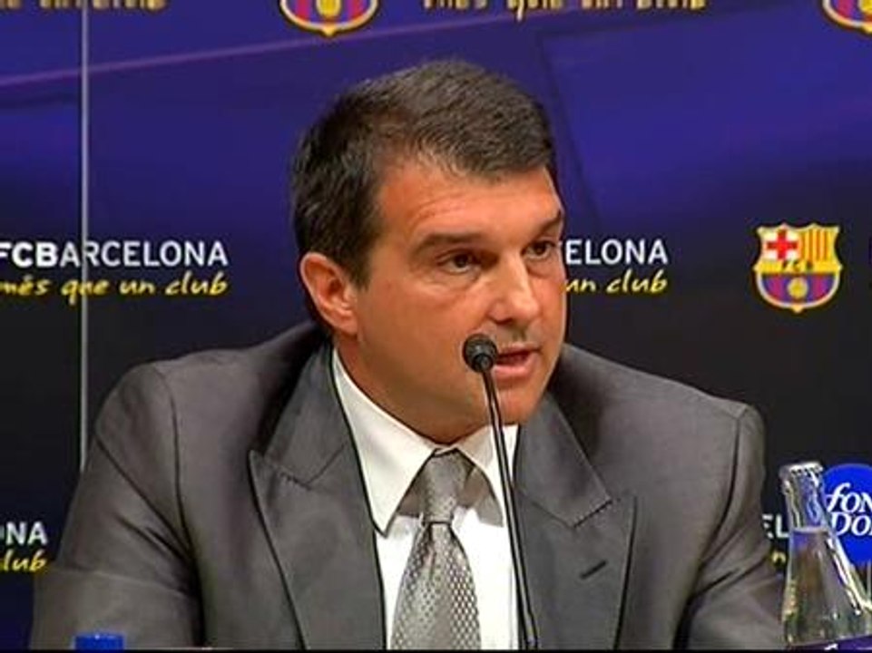 Laporta: "No me arrepiento de nada de lo que hecho"